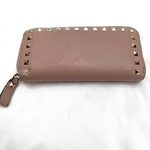 AUC VALENTINO GARAVANI Rockstud ZIP AROUND WALLET - Picture 14 of 14